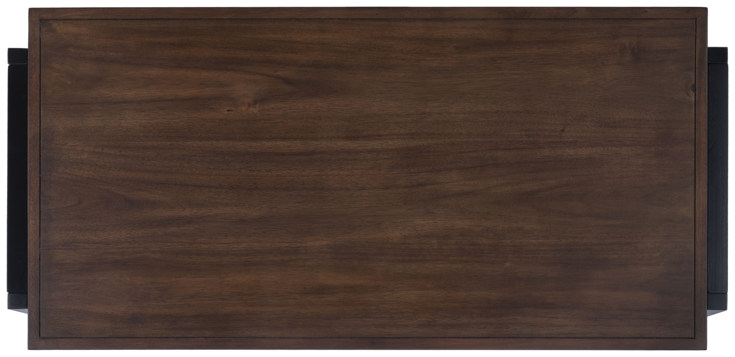 Dennings Desk - Walnut / Black - Safavieh - Image 5