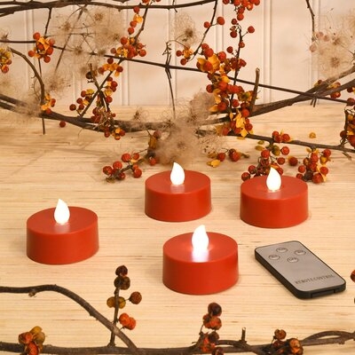 4 of Pieces Unscented Tealight Candle Set - Image 0