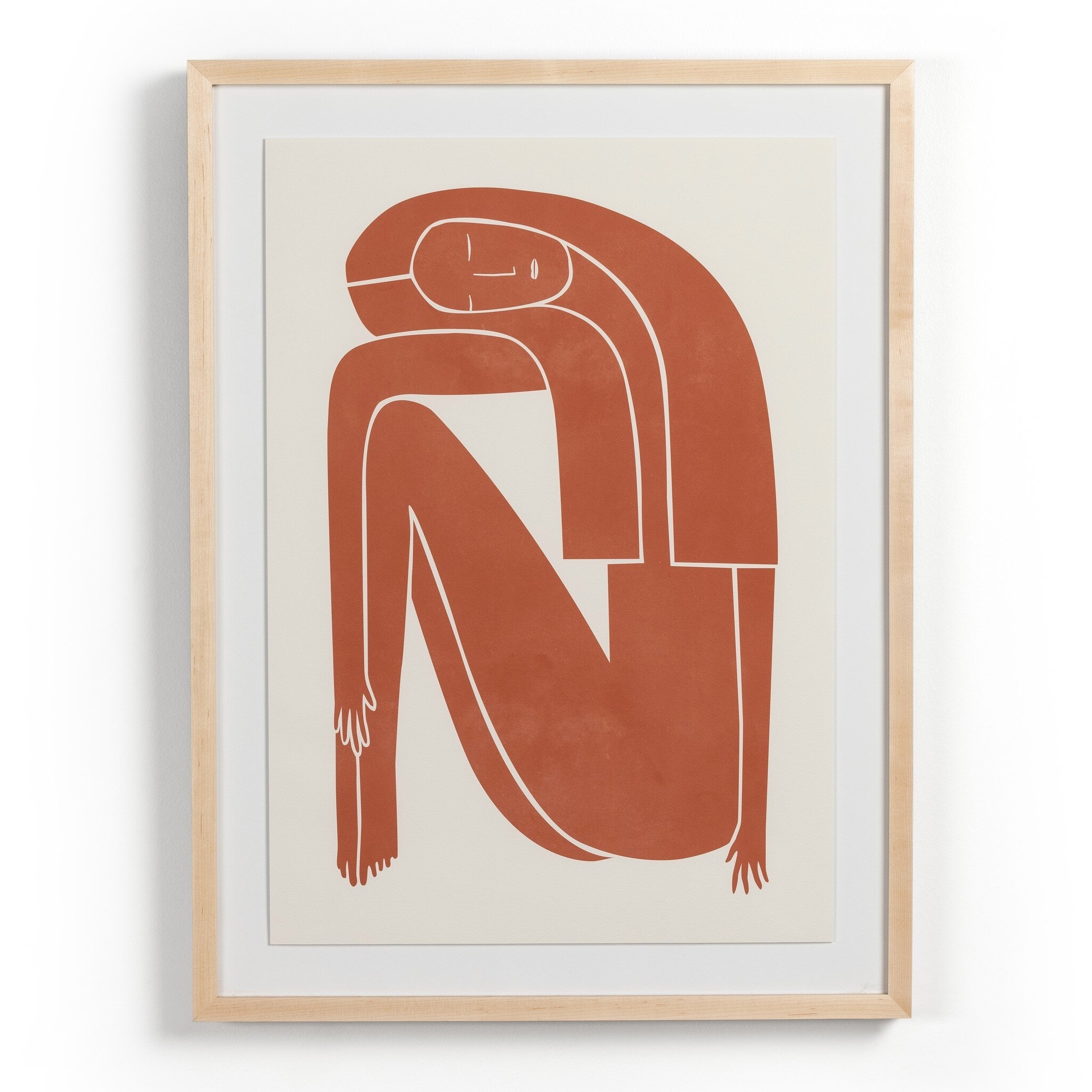 Figurative Figure Terracotta by Roseanne Kenny - Natural 2.5 Maple - Image 0