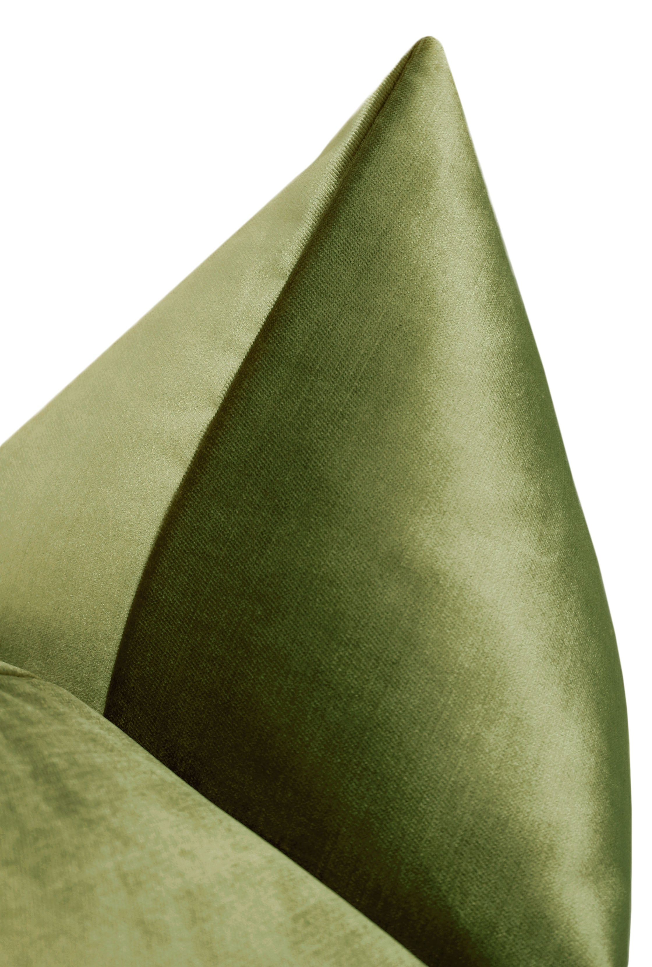 FAUX SILK VELVET // OLIVE - BY THE YARD - Image 2