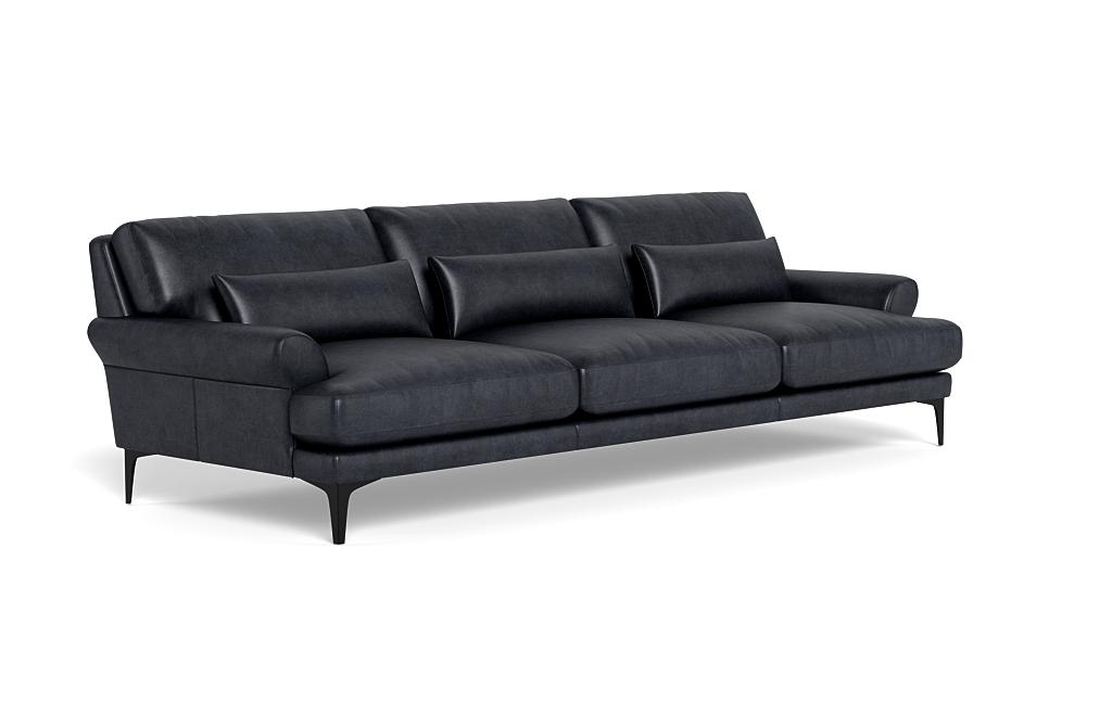 Maxwell Leather 3-Seat Sofa by Apartment Therapy - Image 1