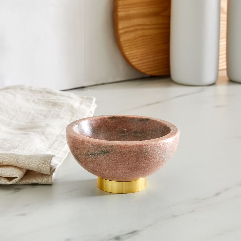 Marble Kitchen Dip Bowl, Light Sienna, Set of 4 - Image 0