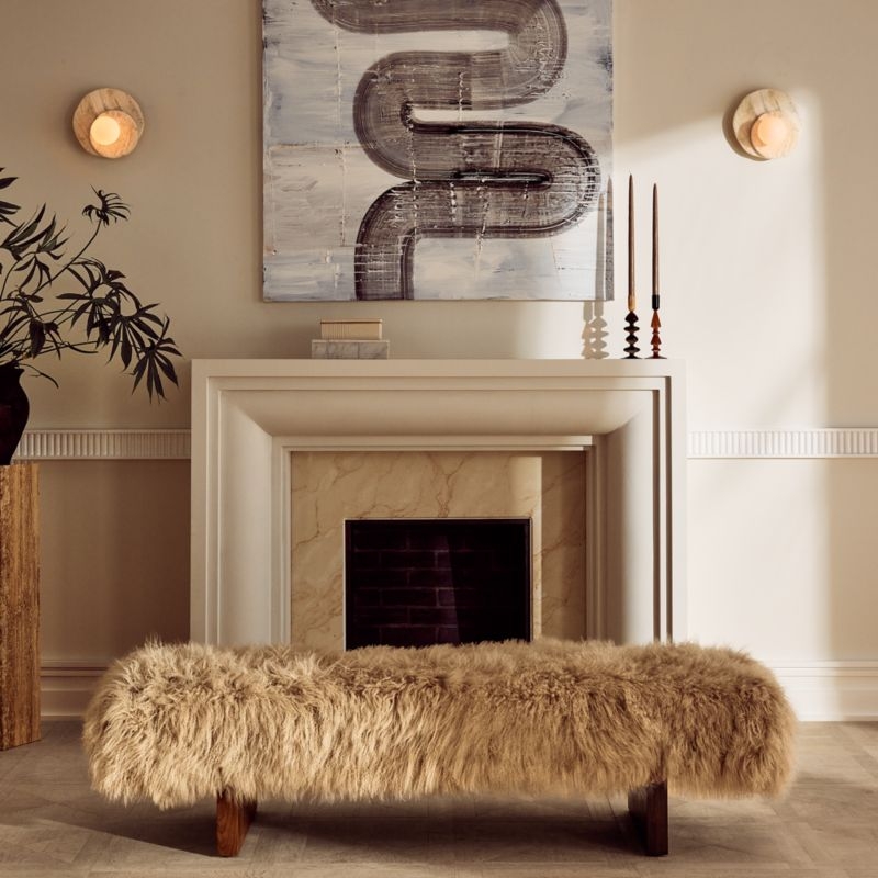 Astr White Onyx Wall Sconce Set of 2 - Image 2