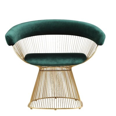 Melva Velvet Upholstered Dining Chair - Image 0