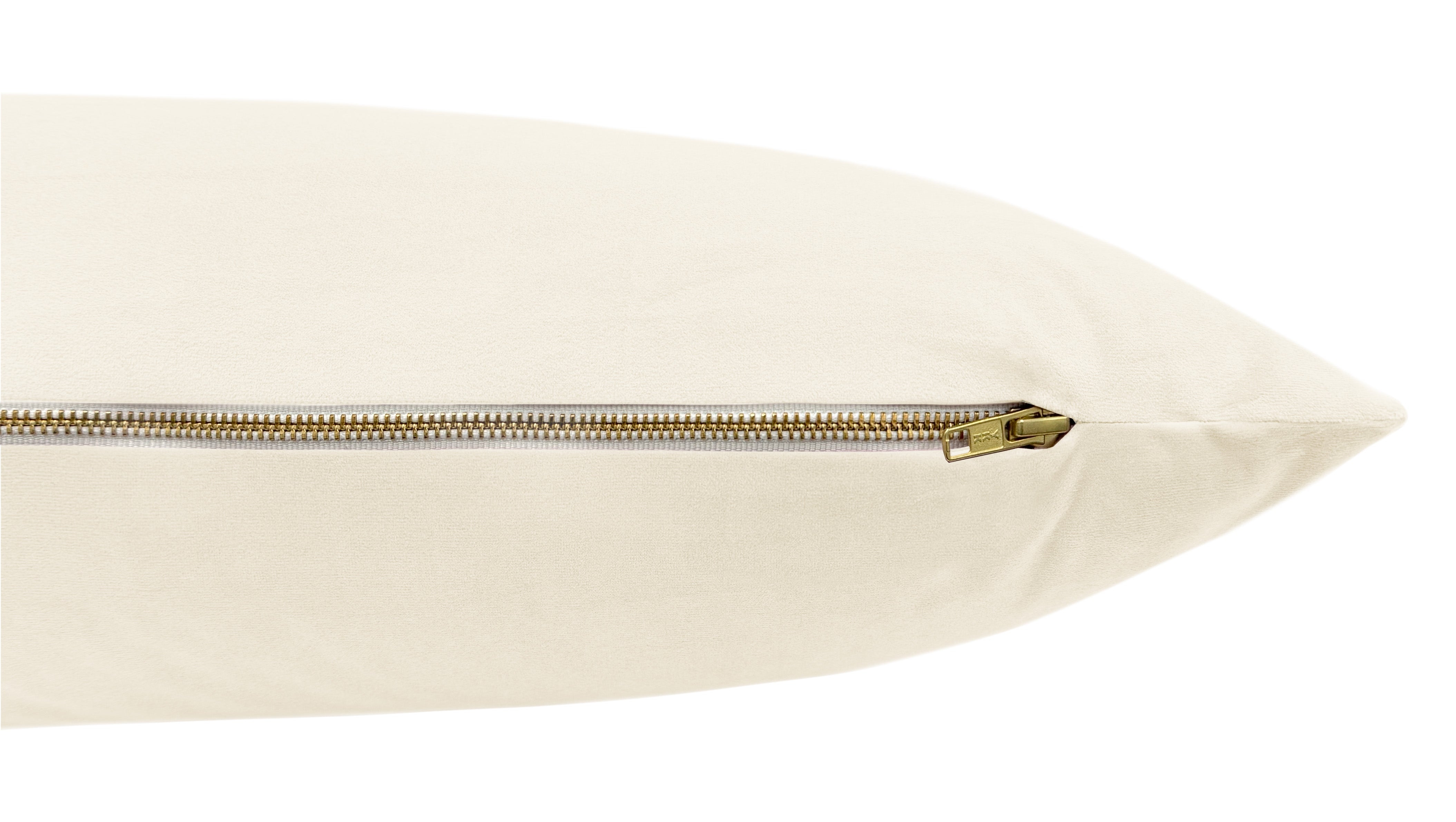 THE XL LUMBAR :: MELROSE VELVET // BONE - 14" X 48" - Image 1