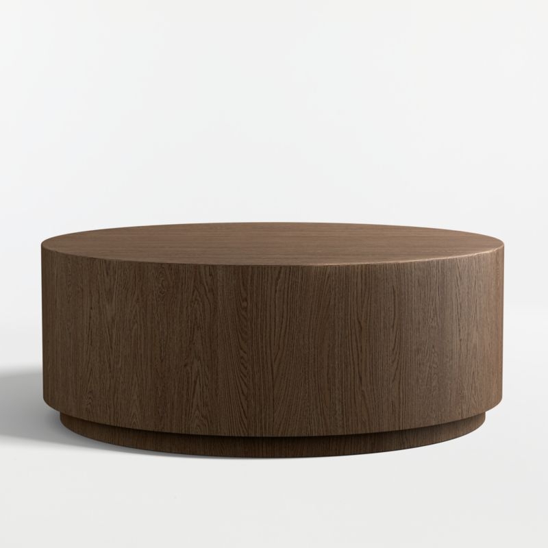 Terrane Fumed Oak 42" Round Coffee Table - Image 1