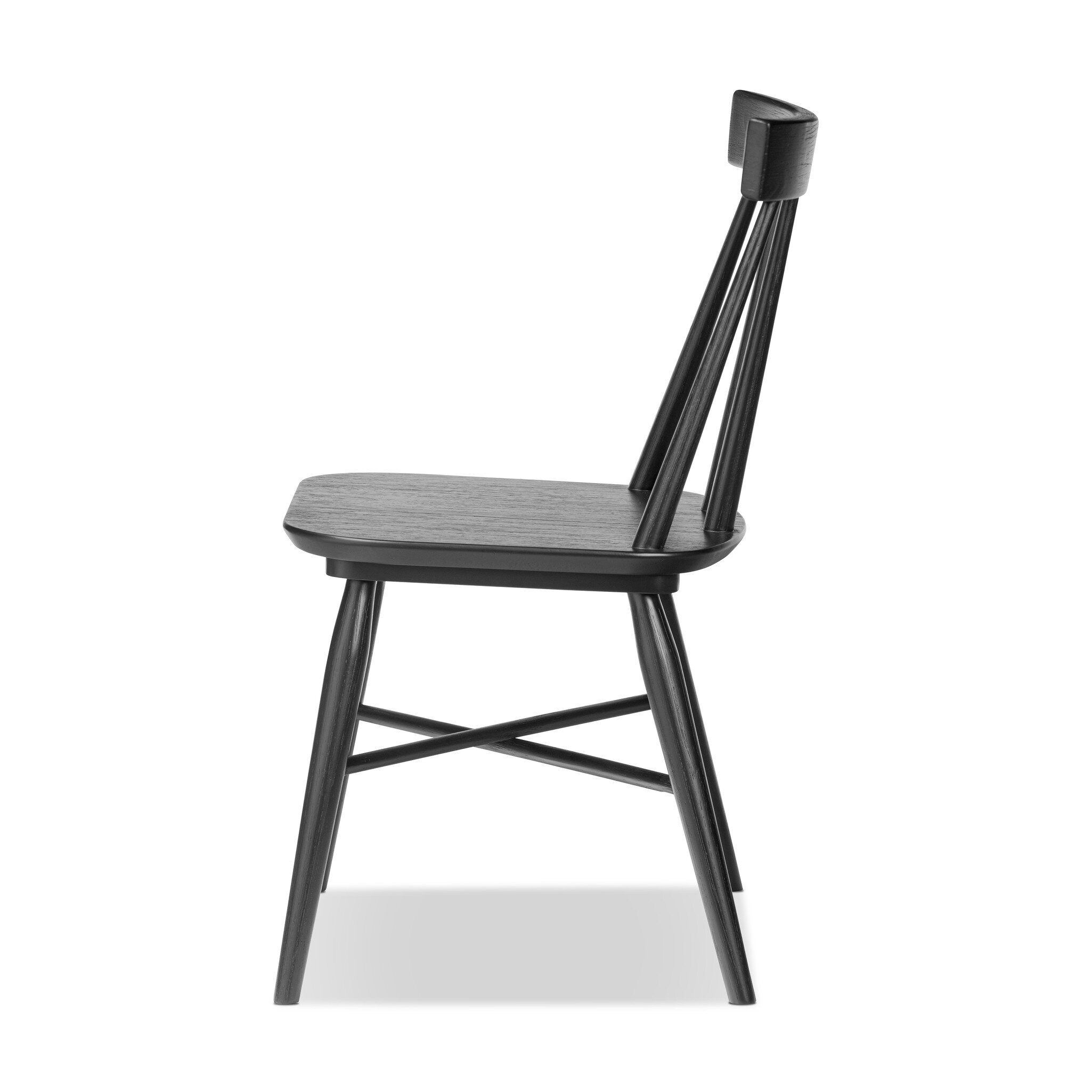 Bromley Dining Chair - Matte Black Parawood - Image 3