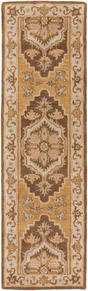 Middleton Brown Indoor 3'6" x 3'6" Handmade Rug - Image 0