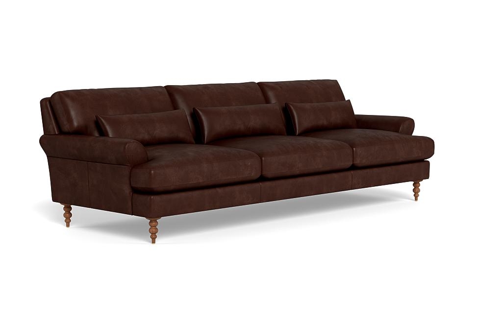 Maxwell Leather 3-Seat Sofa by Apartment Therapy - Image 1