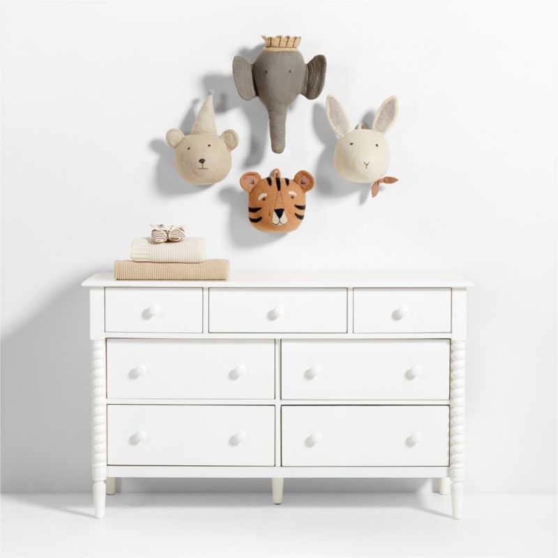 Felt Tiger Animal Head Wall Decor - Image 2