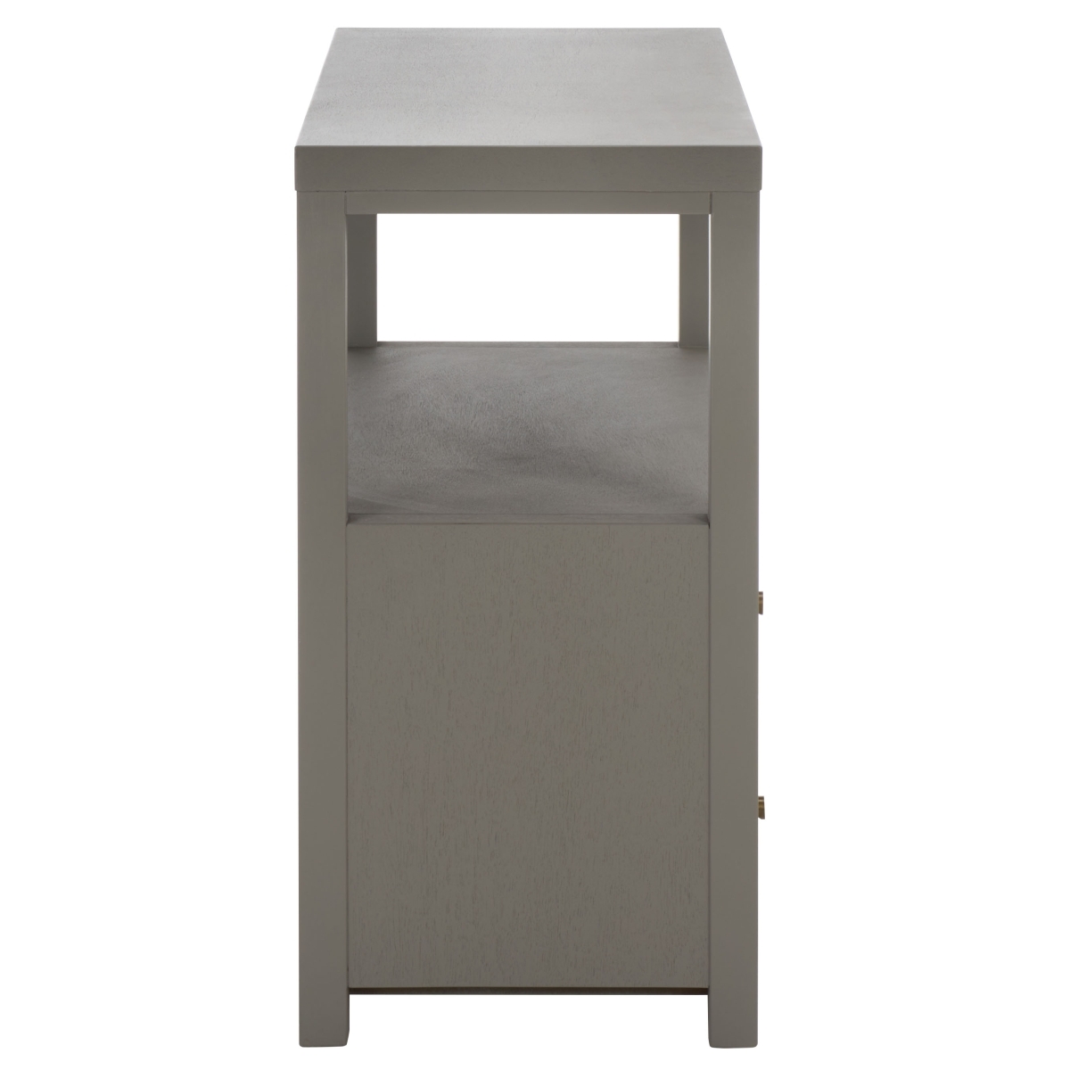 Ernest 2 Drawer 1 Shelf Chest - Grey - Image 6