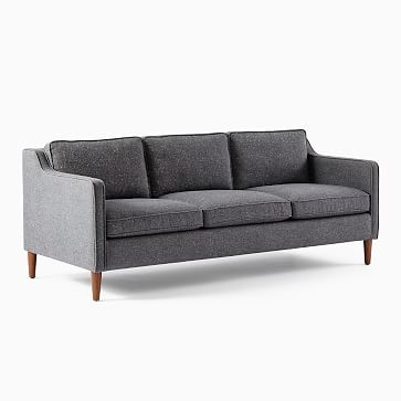 Hamilton 81" Sofa, Deco Weave, Clay, Almond - Image 1