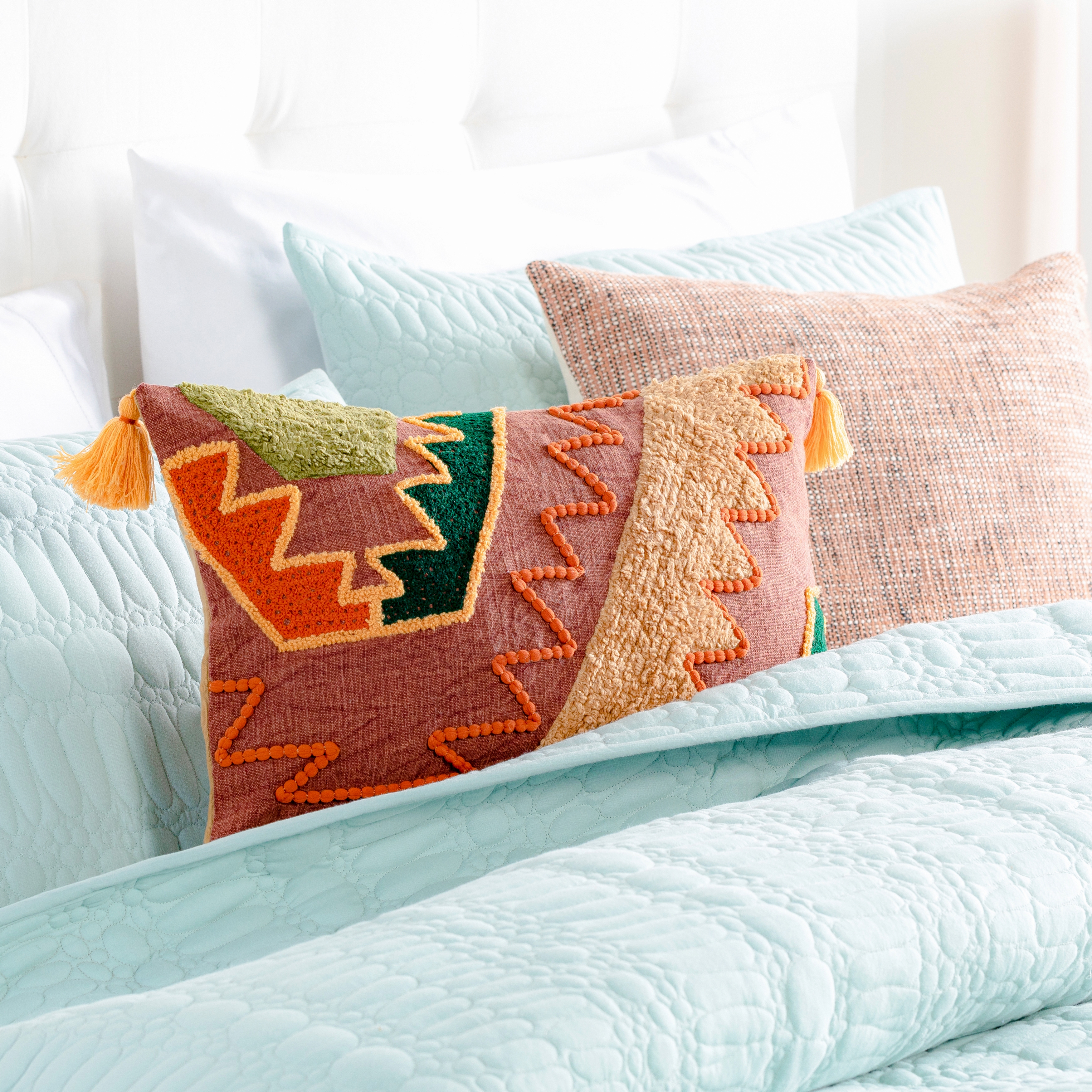 Declan DCL-001 12"L x 20"W Polyester Filled Pillow - Image 1