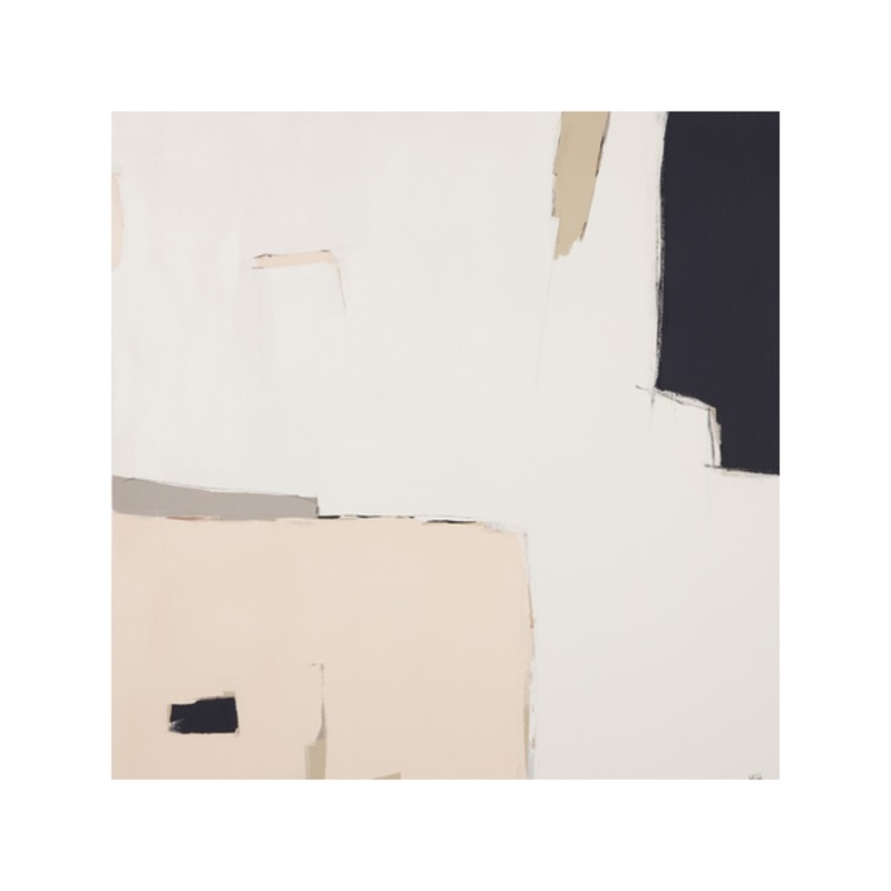Illa Study 1, Print, 24"x24", White Wood Frame - Image 1