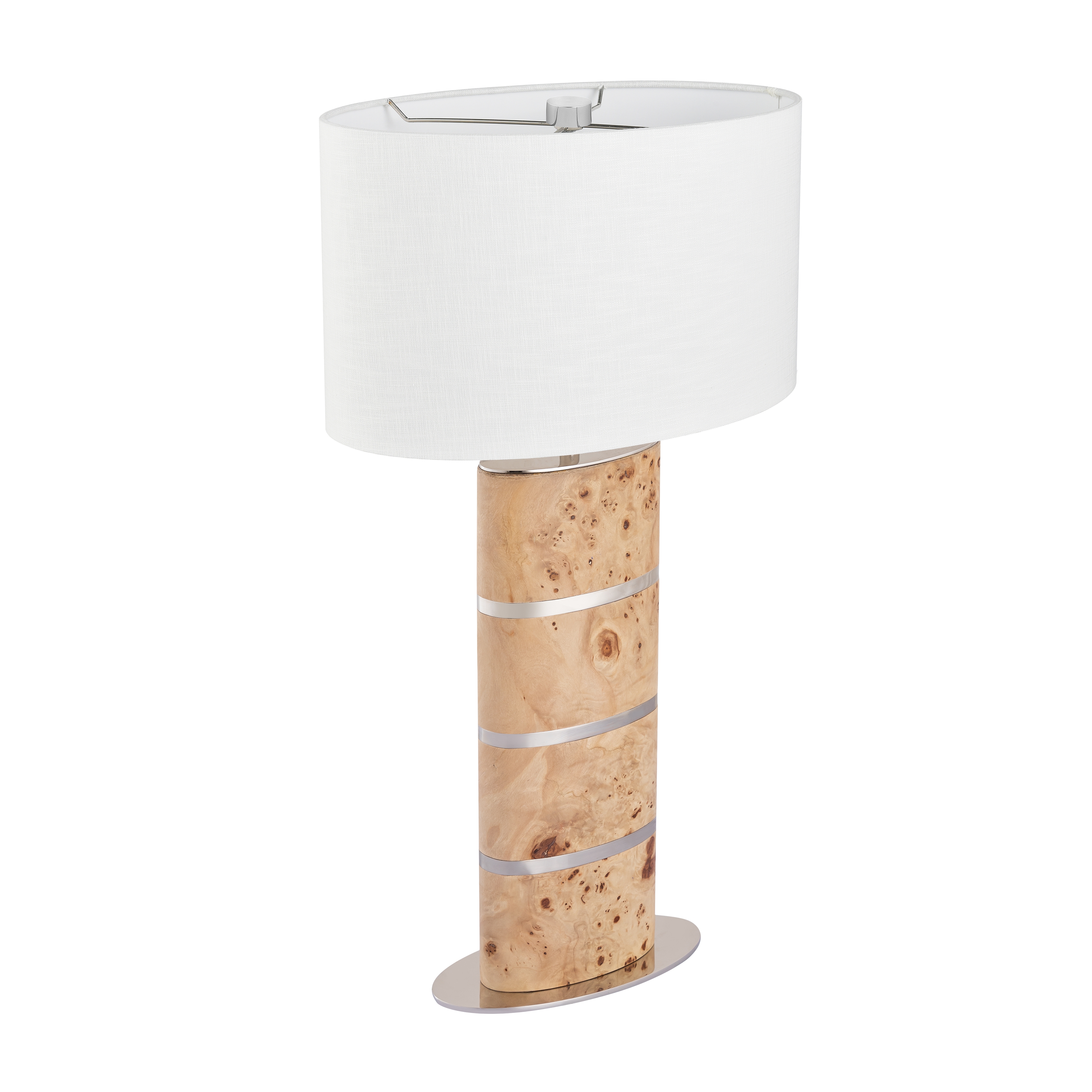 Cahill 28'' High 1-Light Table Lamp - Natural Burl - Includes LED Bulb - Image 2