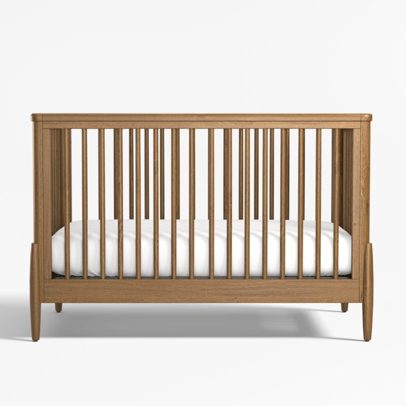 Bodie Flax Wood Convertible Crib - Image 3