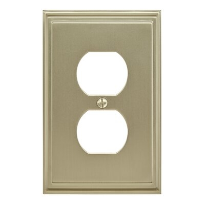 Mulholland 1-Gang Duplex Outlet Wall Plate - Image 0
