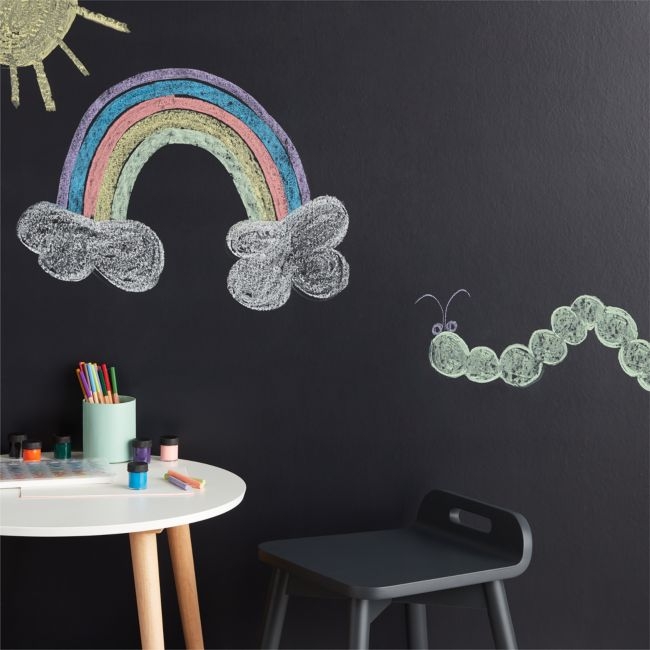 Tempaper Chalkboard Black Peel & Stick Wallpaper - Image 0
