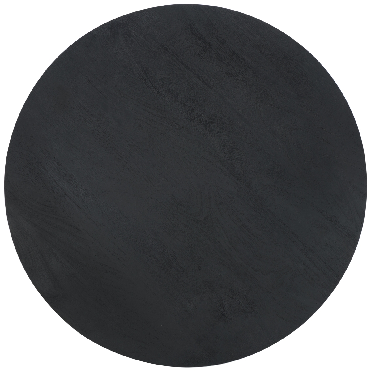 Gabribella Round Wood Coffee Table - Black - Image 4