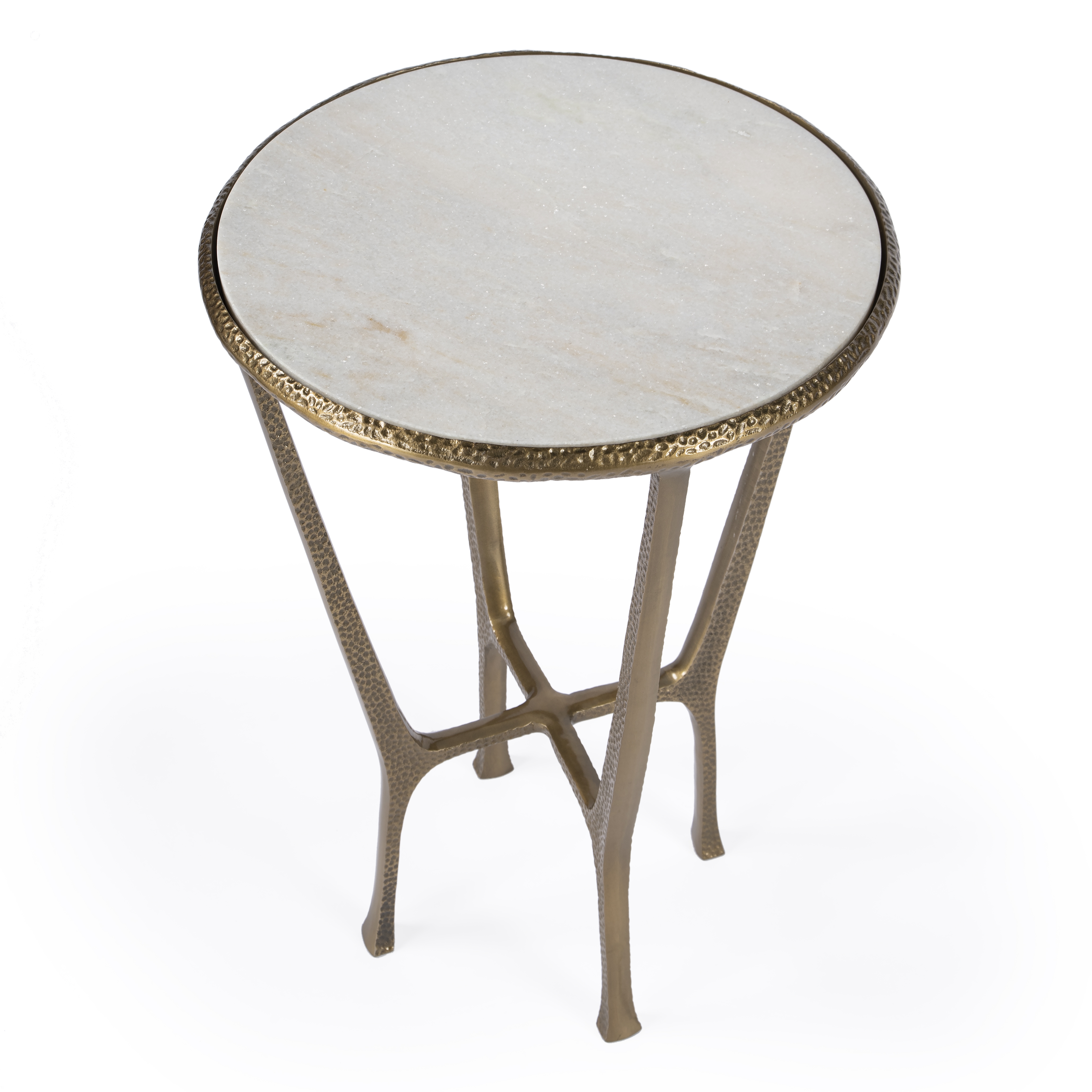 Switlania Metal & Marble Side Table - Image 1