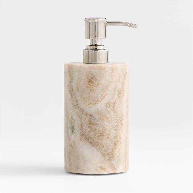 Tuscan Beige Marble Soap Pump - Image 0