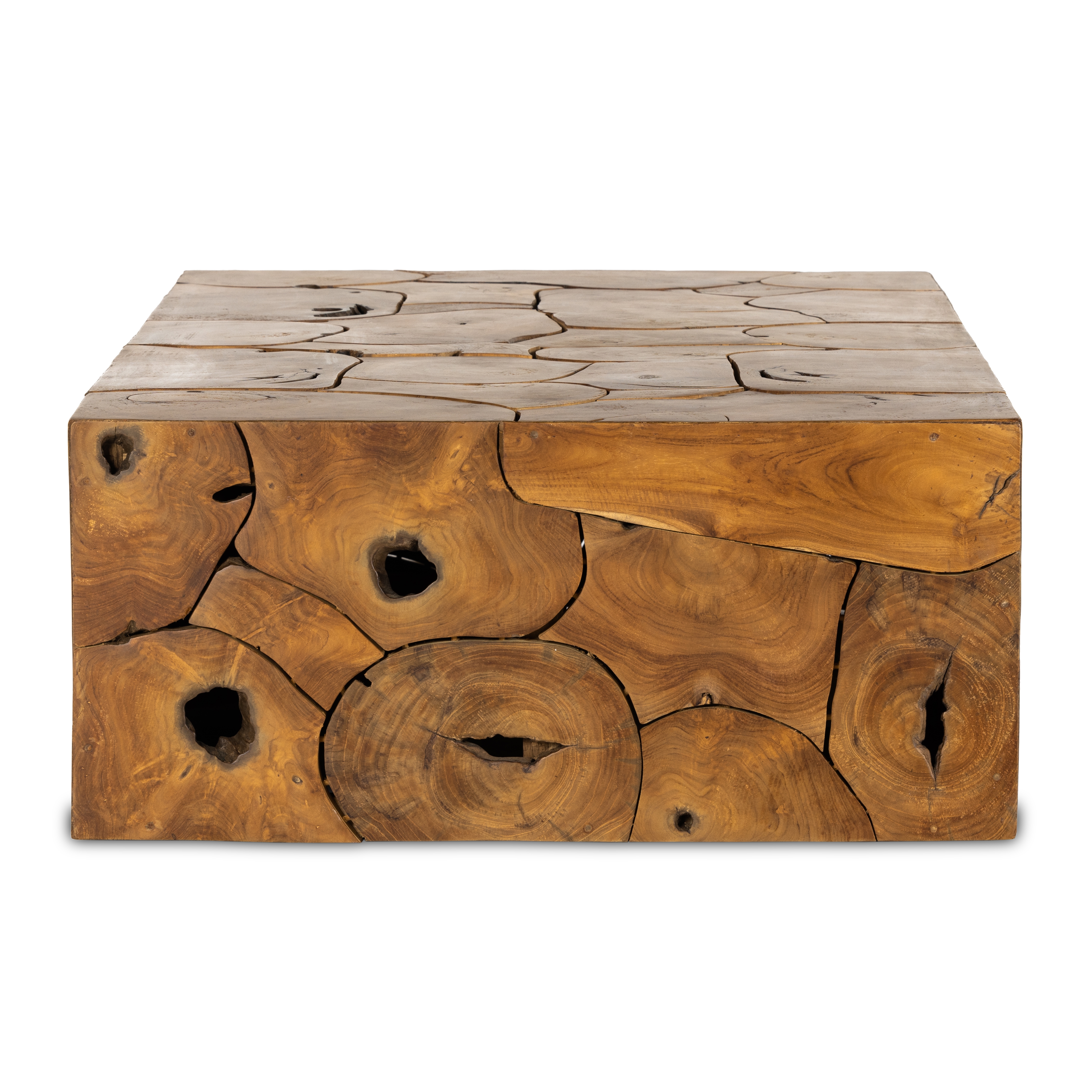 Tomlin Outdoor Coffee Table - Teak Root - Image 4