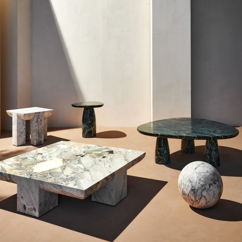 Yuma Green Marble Indoor/Outdoor Coffee Table - Image 4