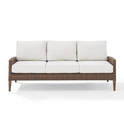 Capella Outdoor Wicker Sofa - Image 0