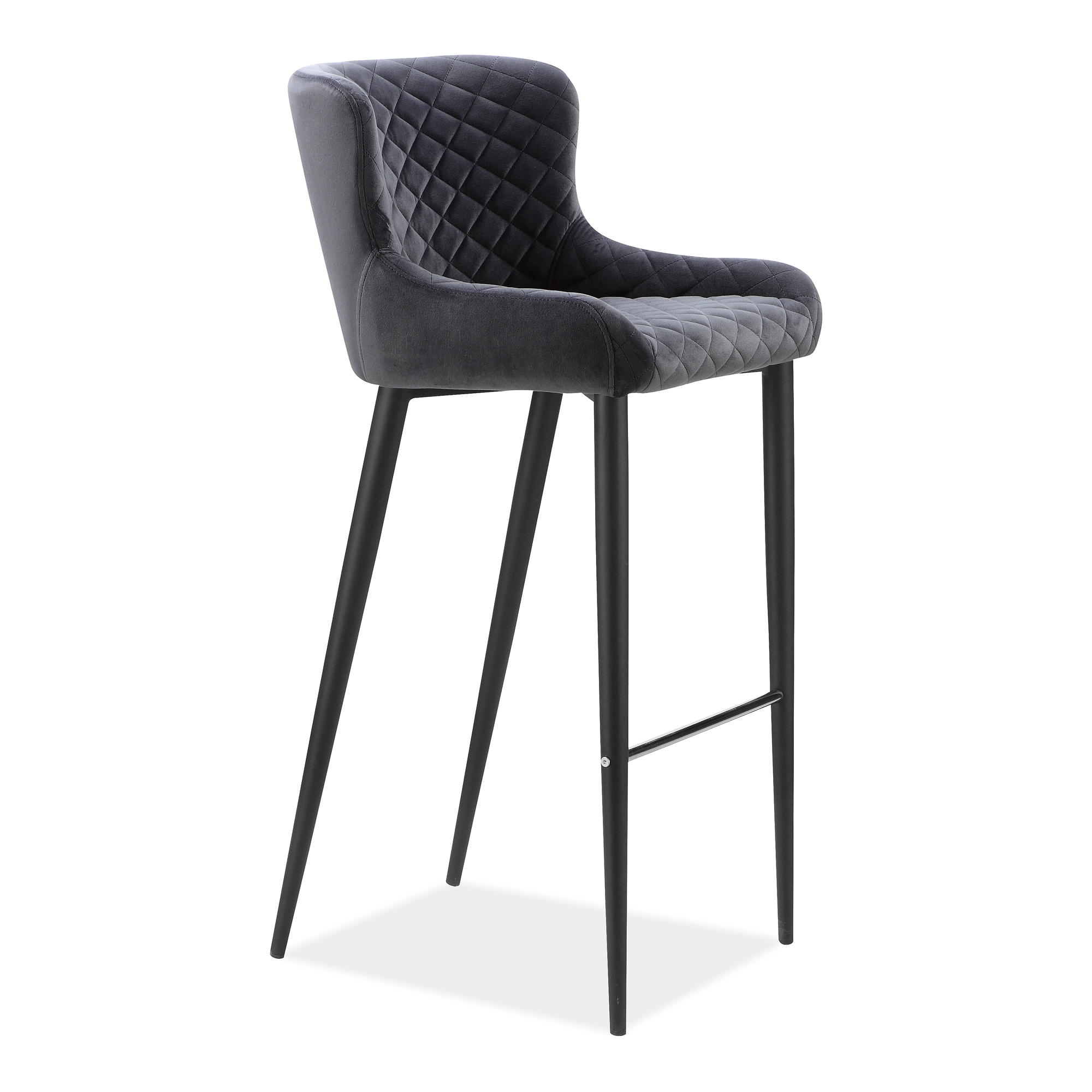 Etta Bar Stool Dark Grey - Image 4