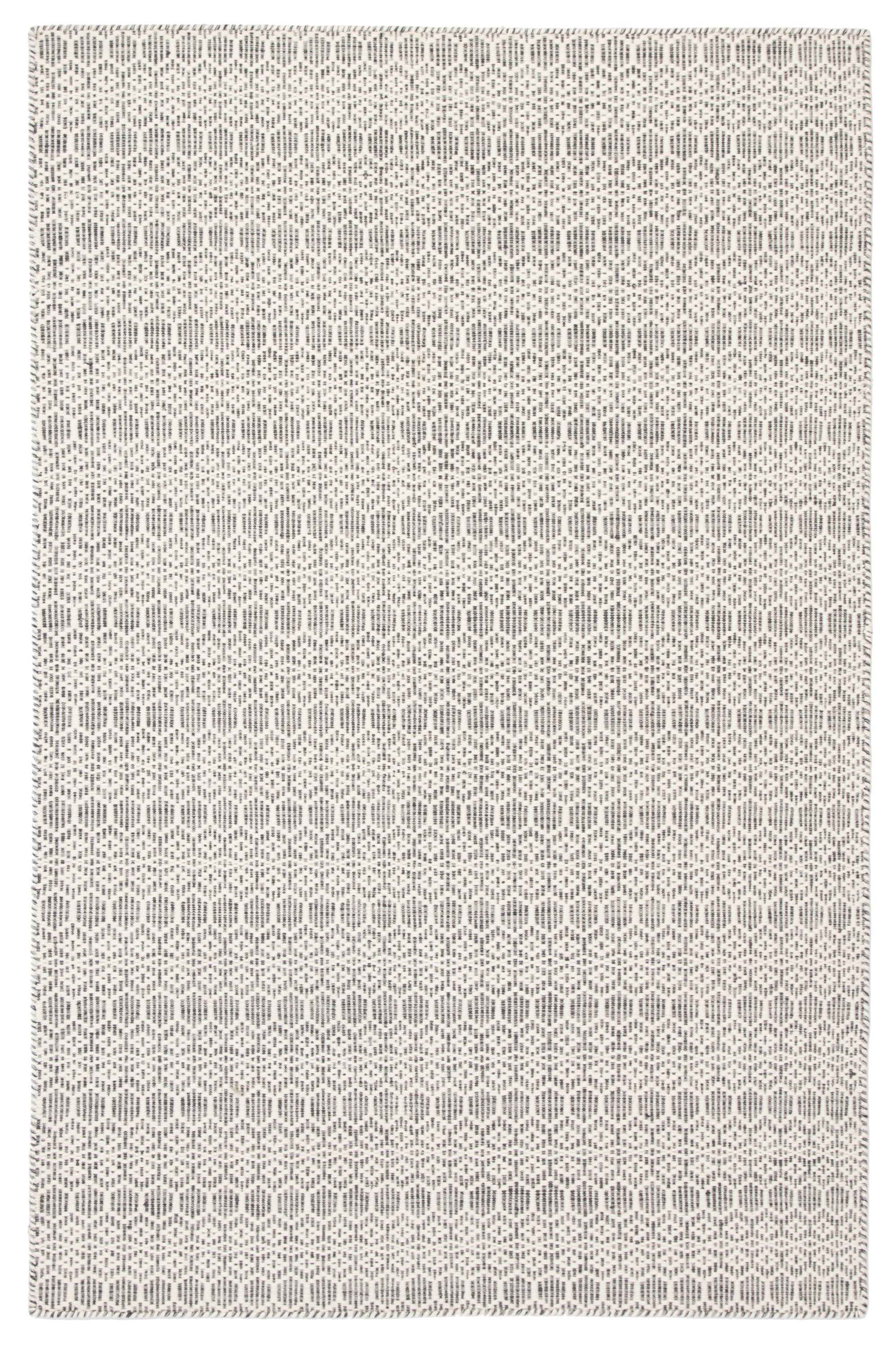 Calliope Handmade Trellis White/ Gray Area Rug (10'X14') - Image 0