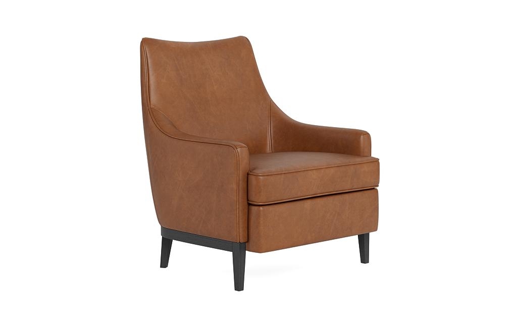 Kingsley Leather Accent Chair - Image 1