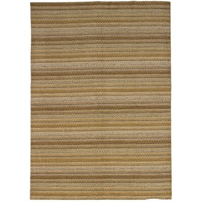One-of-a-Kind Rossville Hand-Knotted 2010s Bhadohi Brown 6'7" x 9'6" Wool Area Rug - Image 0