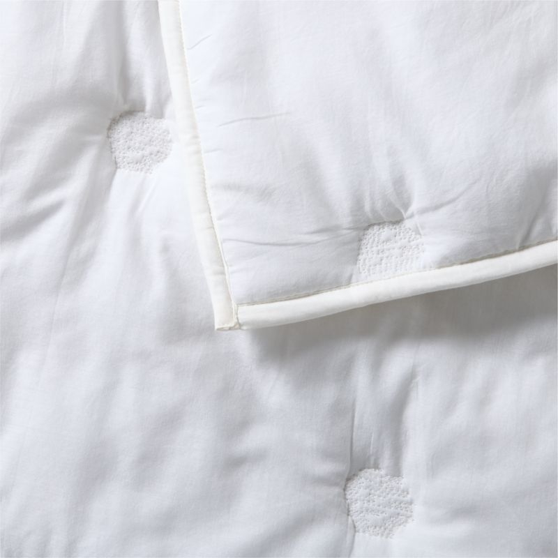 Organic Cotton Voile Pampas Ivory Twin/Twin XL Comforter - Image 3