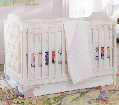 Blythe Crib &amp; Lullaby Supreme Mattress Set, French White, Flat Rate - Image 3