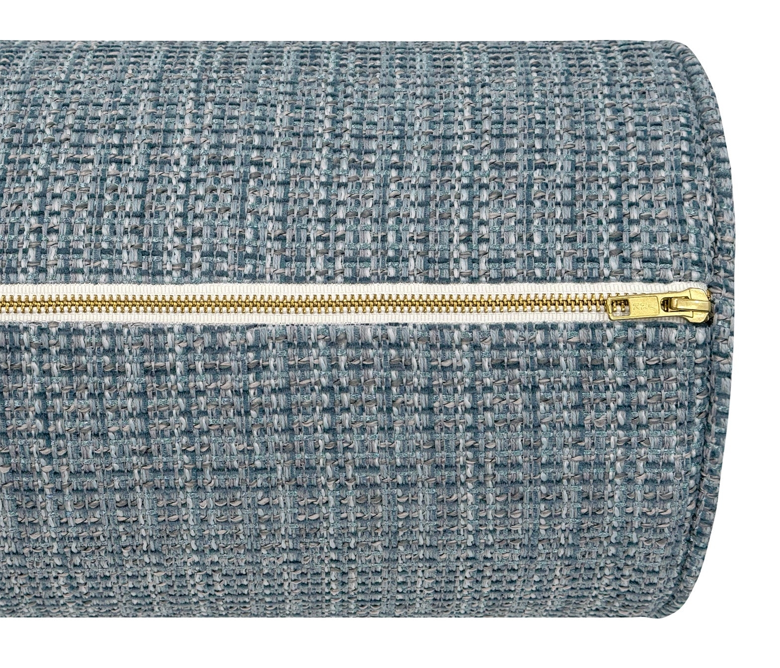 THE BOLSTER :: HEPBURN TWEED // DENIM - TWIN XL //  9" X 30" - Image 3
