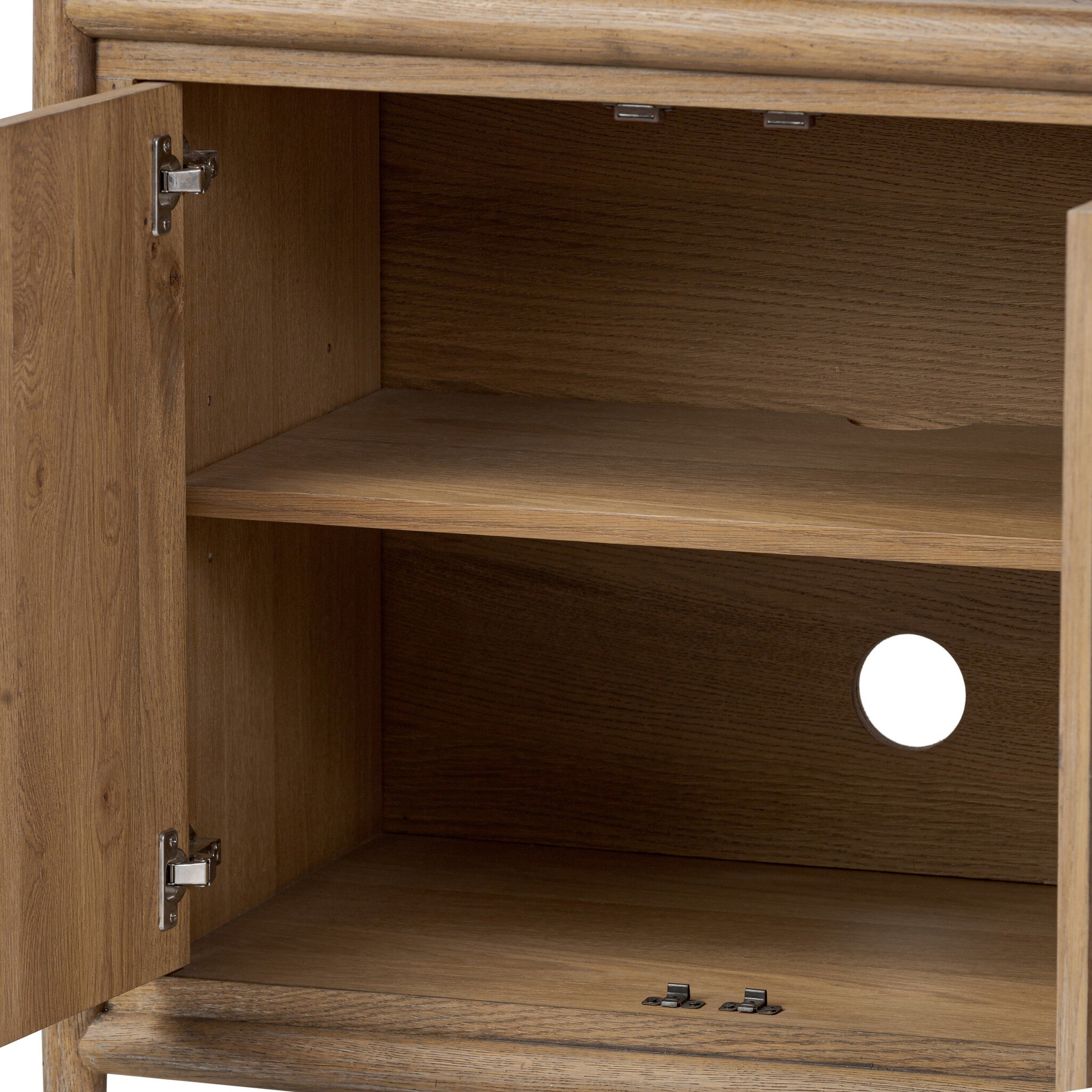 Glenview 4 Door Sideboard - Weathered Oak - Image 13