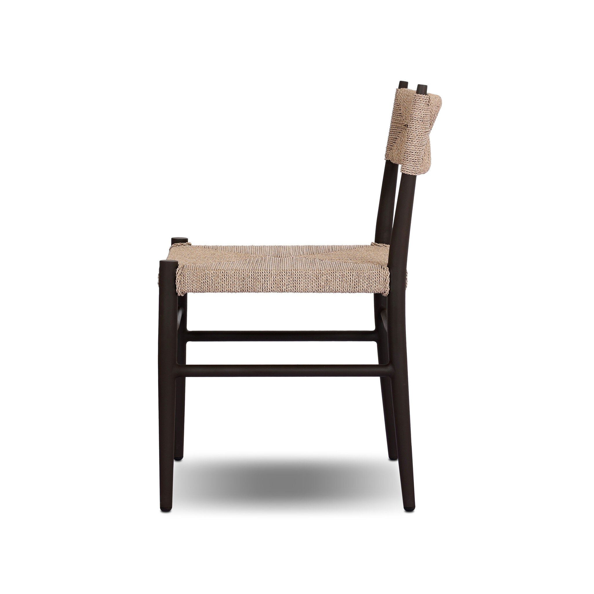 Lomas Outdoor Metal Dining Chair - Textured Dune - Image 2