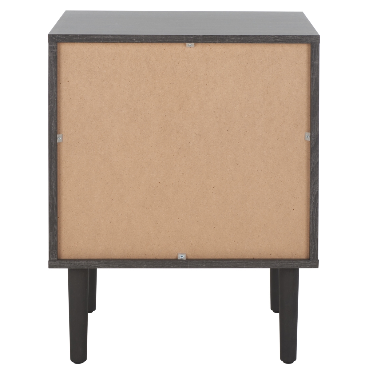 Irelia 2 Drawer Nightstand - Distressed Black / Natural - Safavieh - Image 5