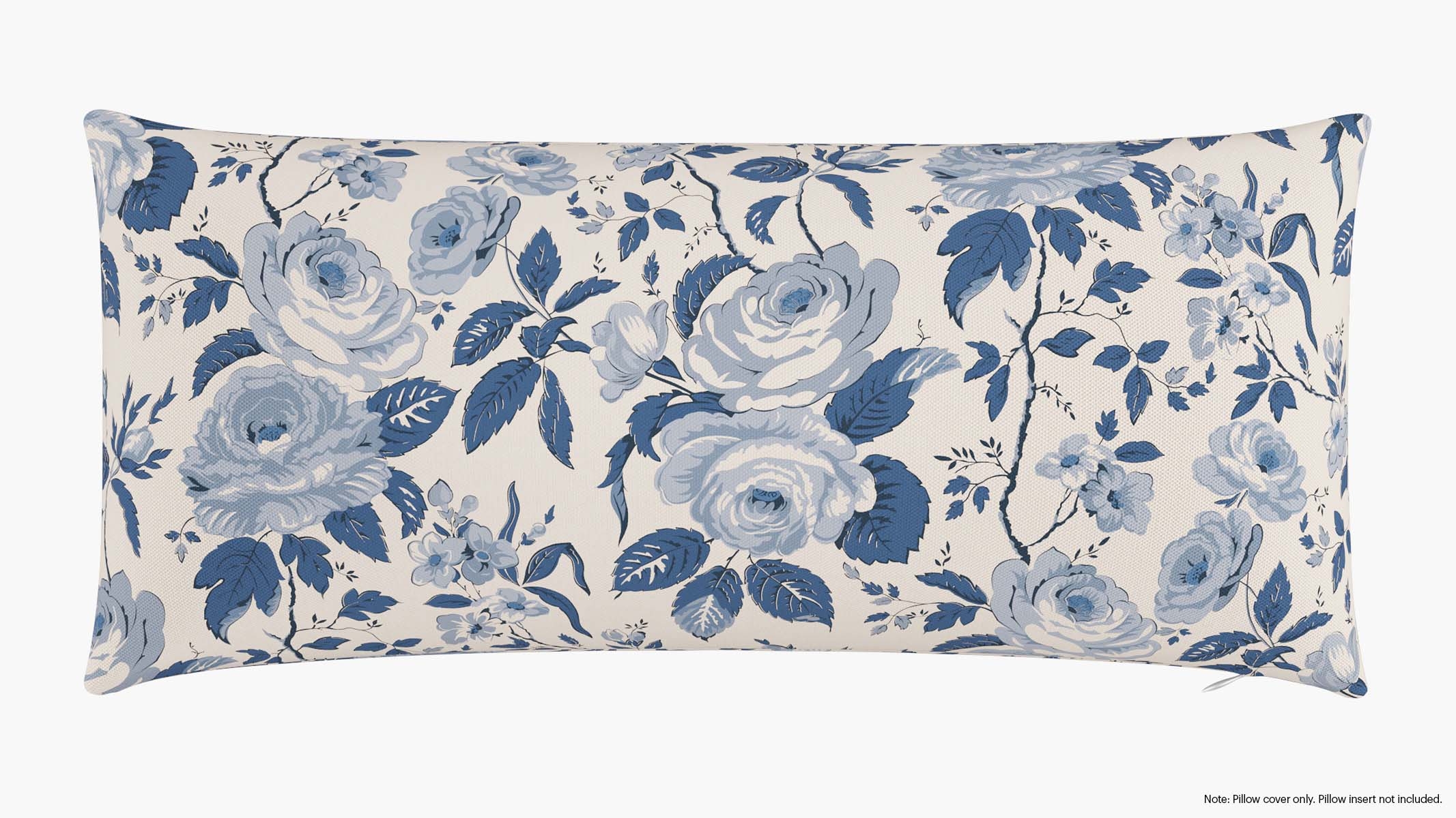 Throw Pillow Cover 14" x 30", Delft Chintz, 14" x 30" - Image 0