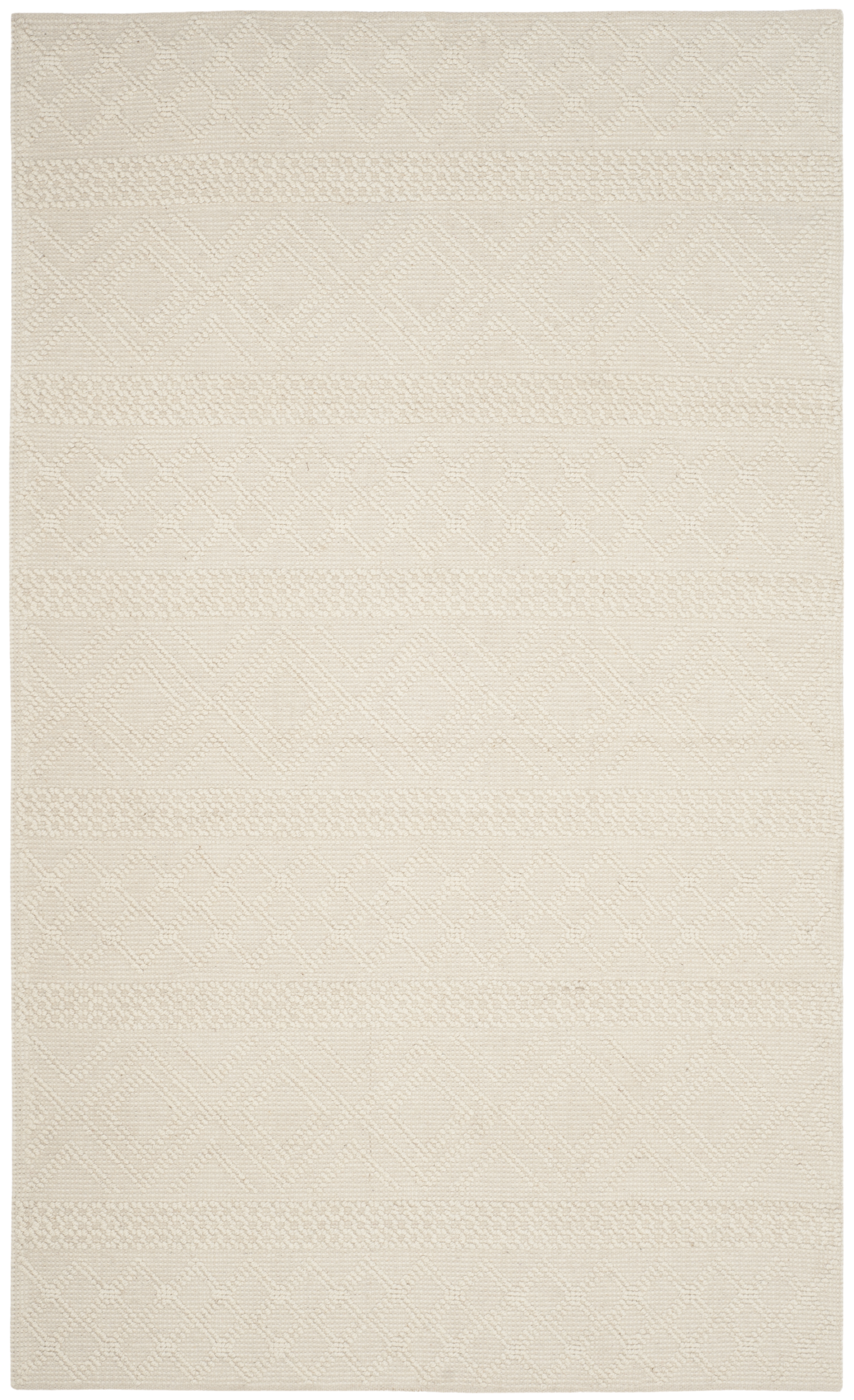 Arlo Home Hand Woven Area Rug, VRM211A, Ivory,  6' X 9' - Image 0