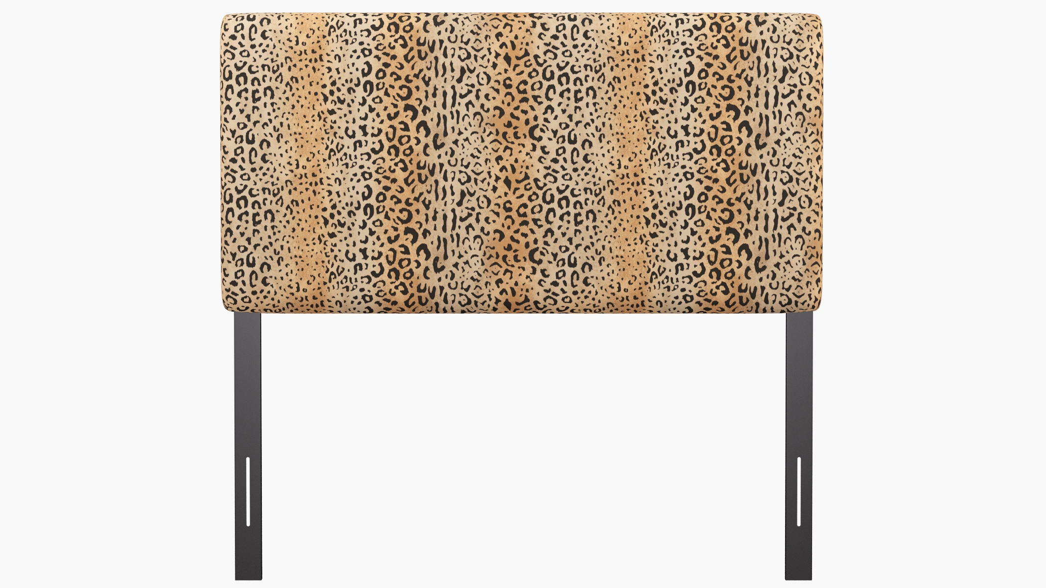 Square Back Headboard, Leopard, Full - Image 1