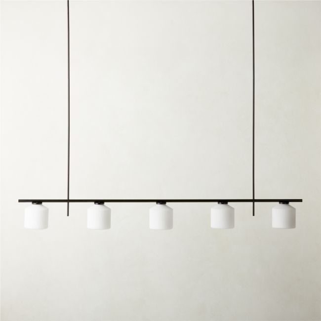 Silo 5-Light Matte Black Pendant Light - Image 0