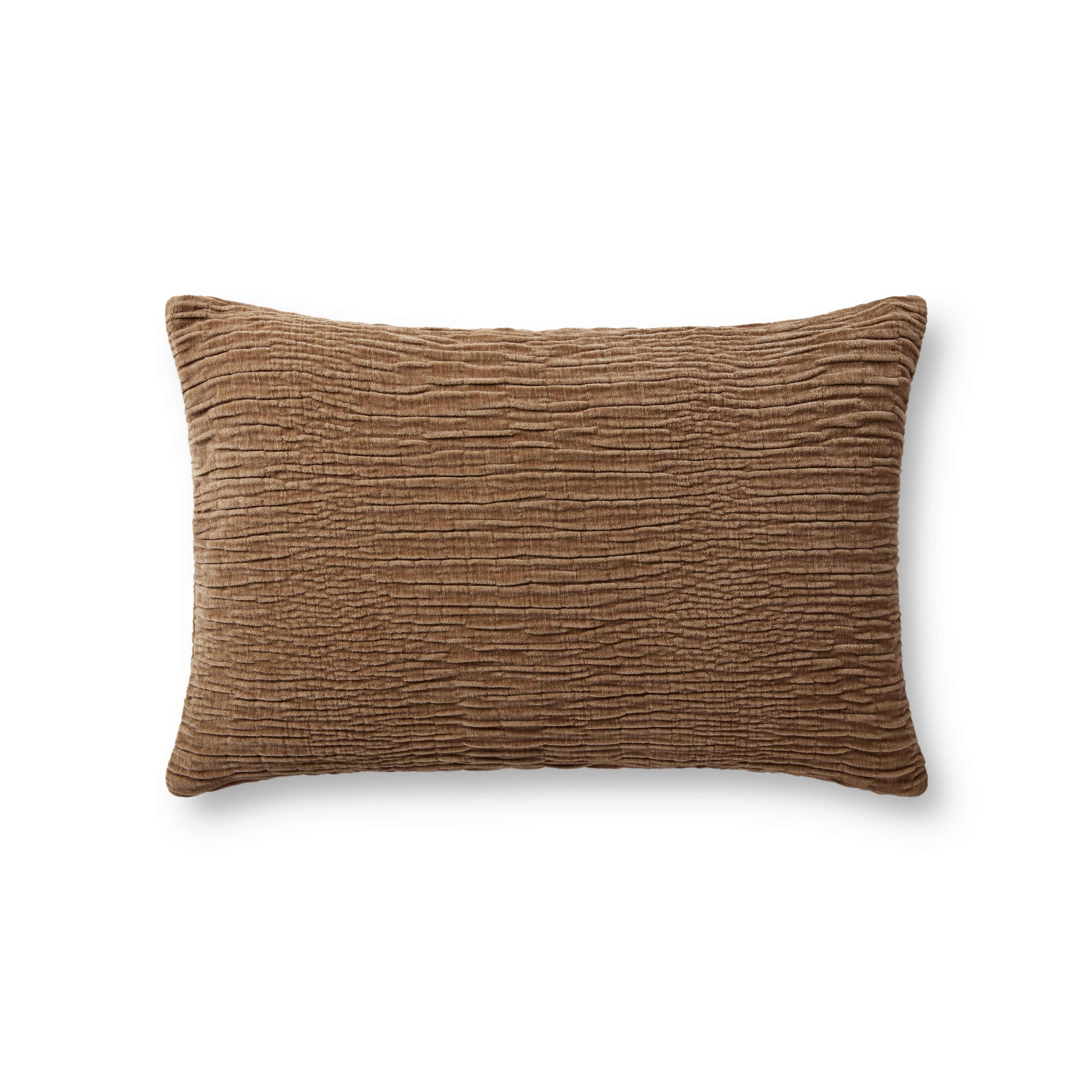 Loloi Pillows Brown 16" x 26" Cover Only - Image 0