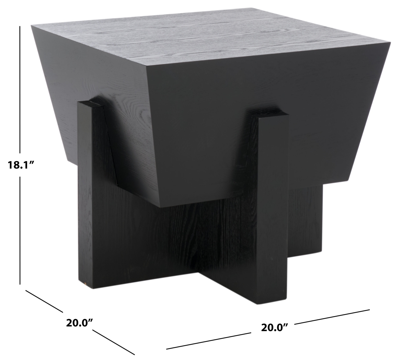 Aishu Accent Table - Black - Safavieh - Image 5