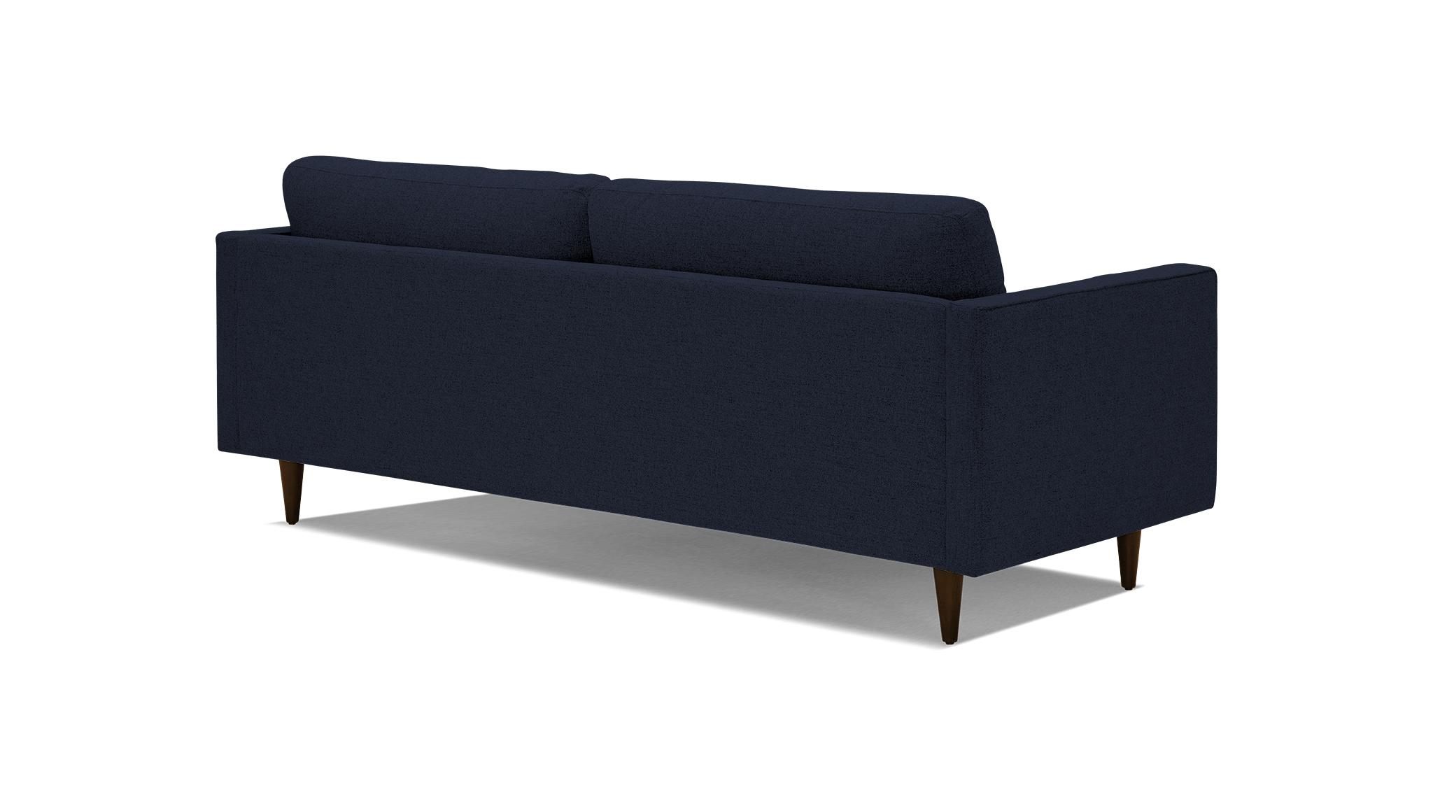 Blue Briar Mid Century Modern Sofa - Sunbrella Premier Indigo - Mocha - Image 3
