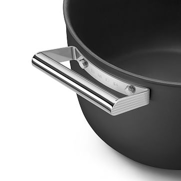 Smeg Cookware 5-Qt Casserole Dish with Lid, Black - Image 2