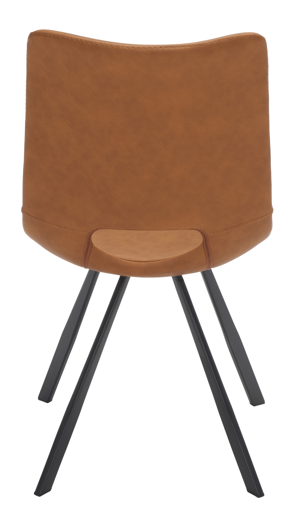 Mika Dining Chair - Cognac / Black - Safavieh - Image 6