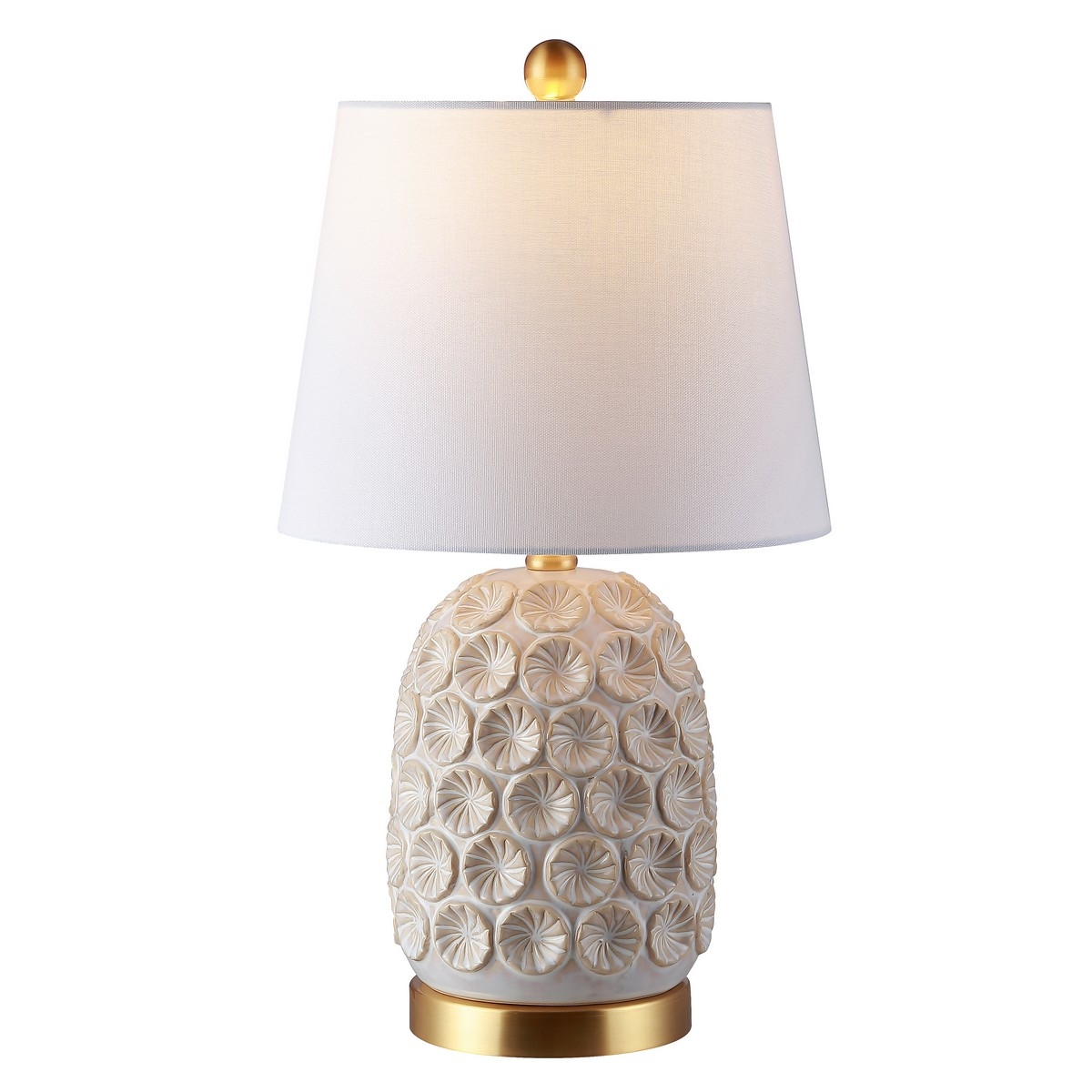 Lamson Table Lamp - White / Gold - Safavieh - Image 3