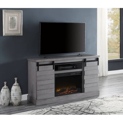 Amrita TV Stand for TVs up to 65" with Electric Fireplace Included - Image 0