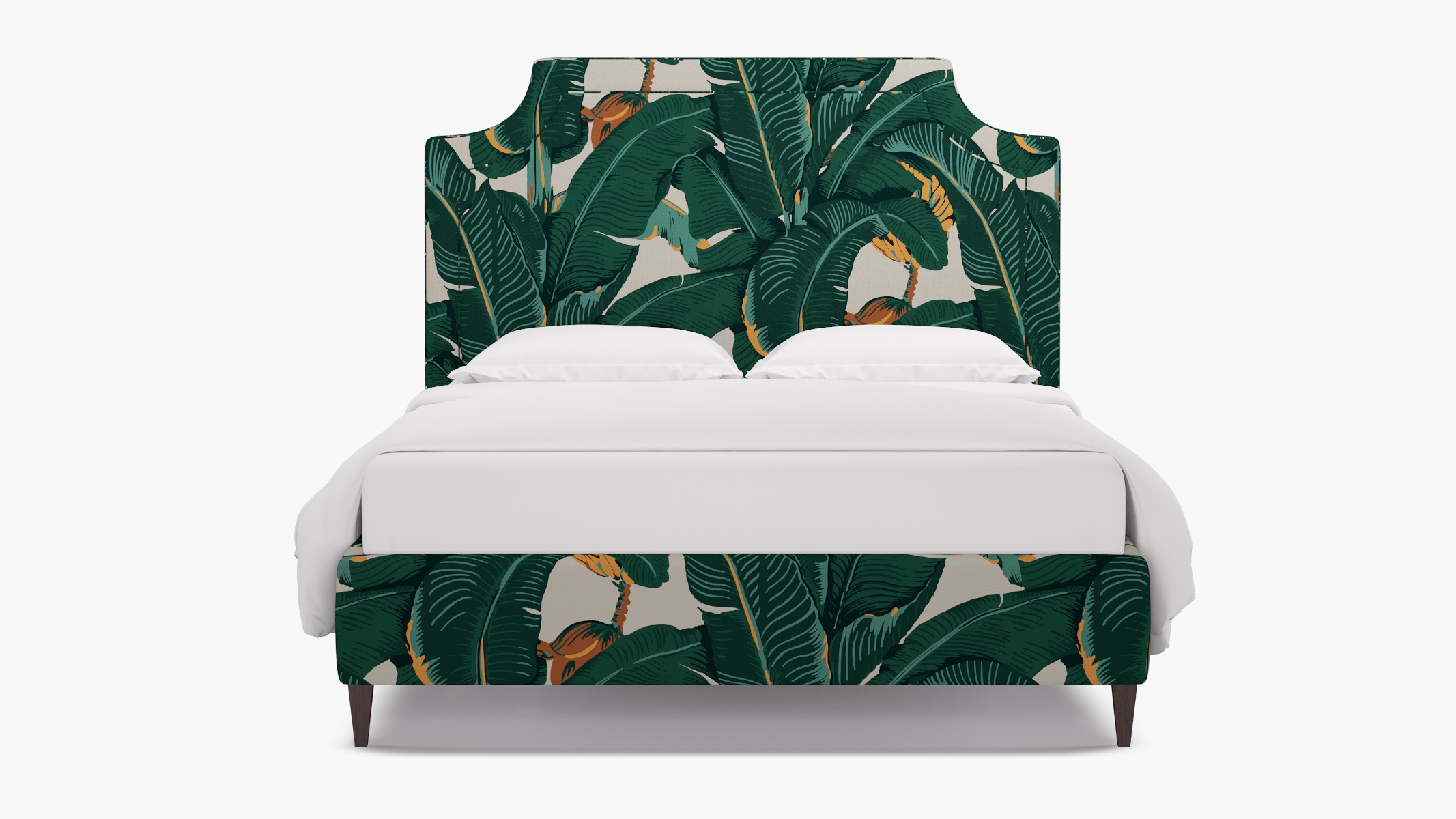 Deco Bed, Martinique®®, Espresso Square Tapered Leg, King - Image 0